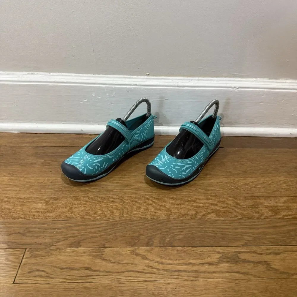 KEEN Moxie Blue Mary Jane Flats Shoes Hybrid Water Shoes Girls Size 5